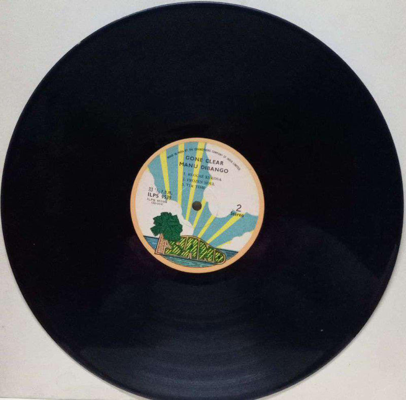 Gone Clear Manu Dibango — LP vinyl record cover