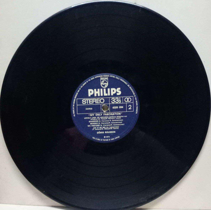My Only Fascination — LP vinyl record cover