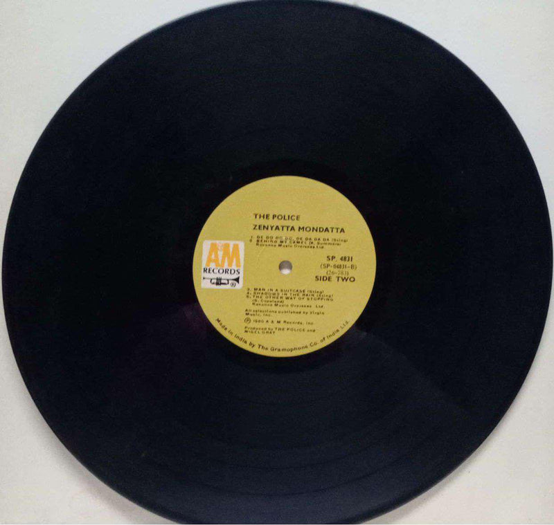 The Police Zenyatta Mondatta — LP vinyl record cover
