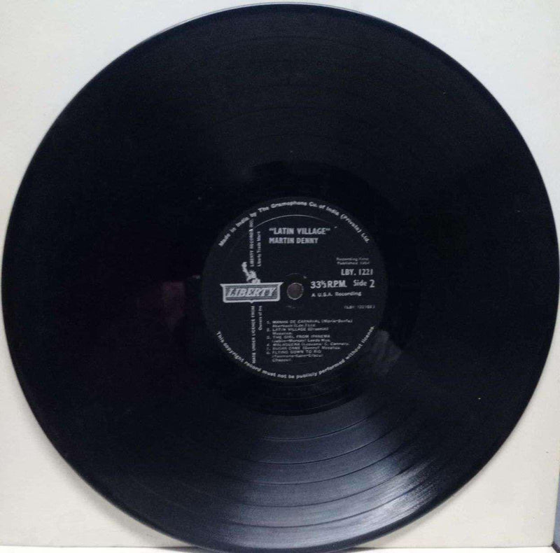 Latin Village Martin Denny — LP vinyl record cover