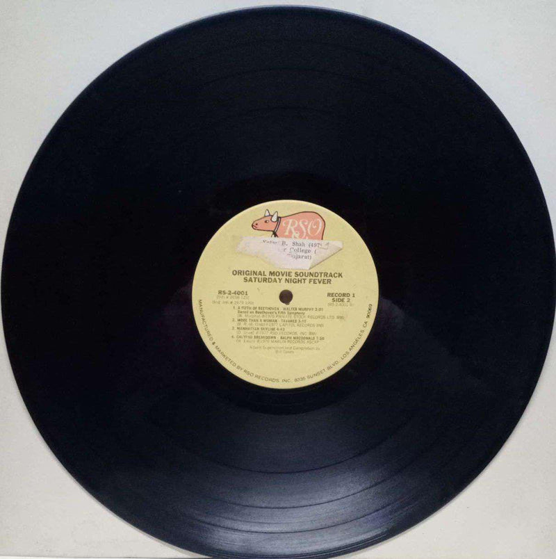 Soundtrack Saturday Night Fever — LP vinyl record cover