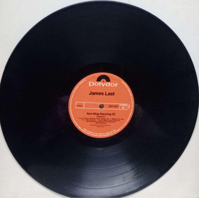 James Last Non Stop Dancing 25 — LP vinyl record cover