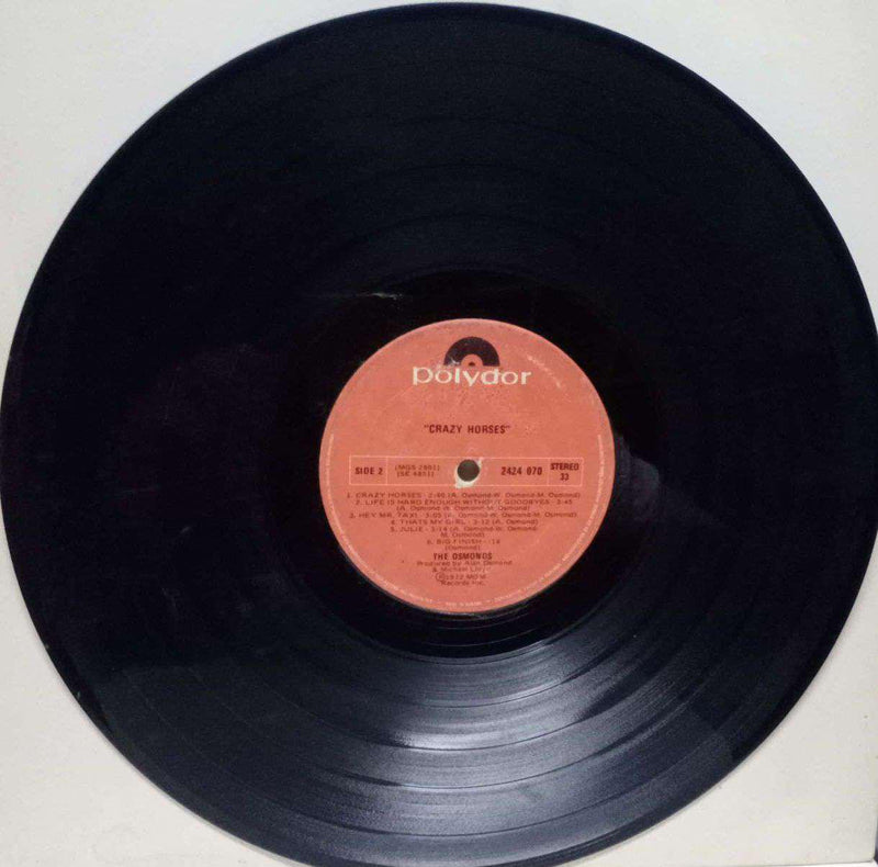 Crazy Horses — LP vinyl record cover