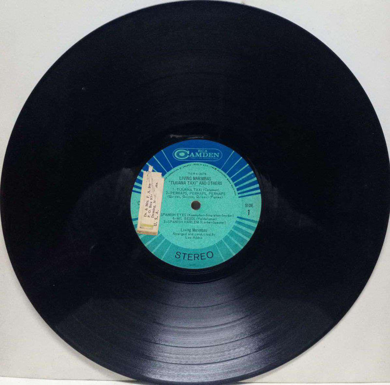 Living Marimbas — LP vinyl record cover