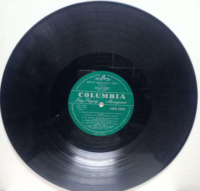 King Of Organ With A Beat — LP vinyl record cover