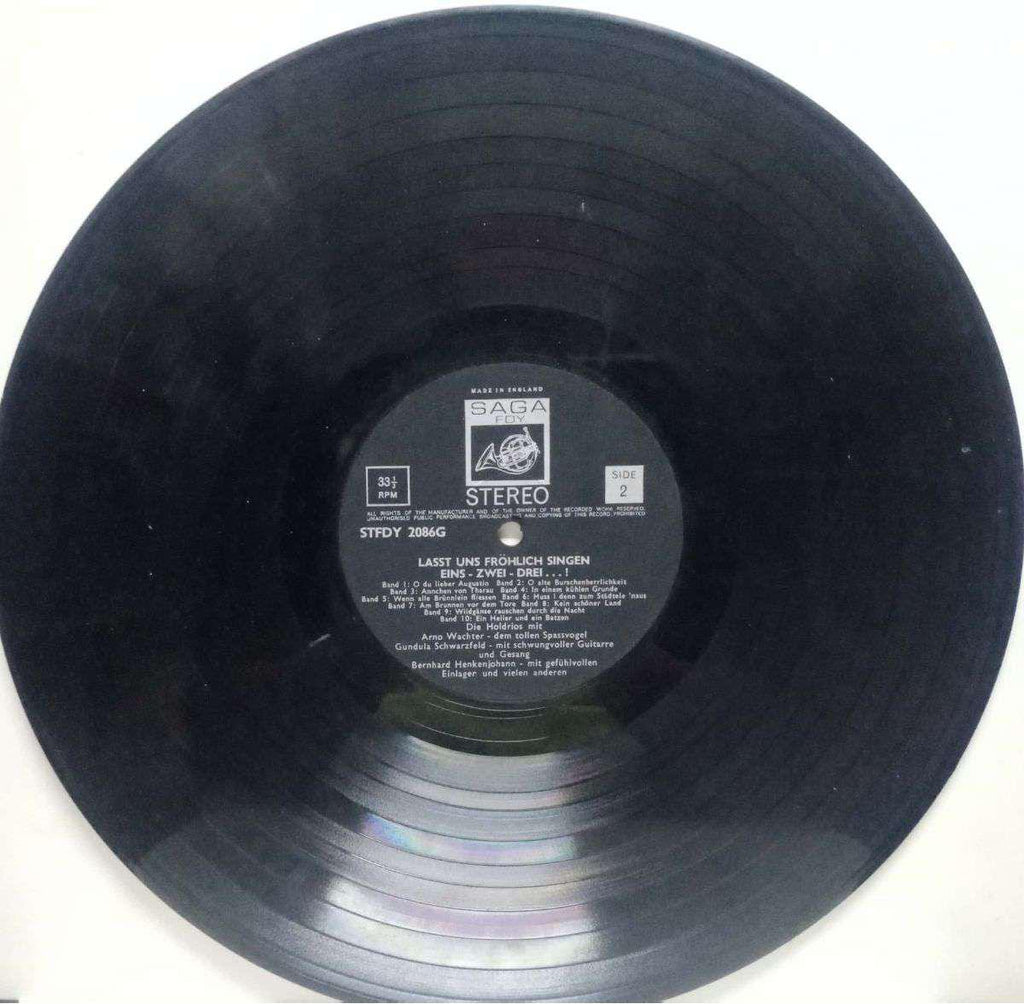 LASST UNS FROHLICH SINGEN EINS ZWEI DREI - ENGLISH VINYL LP