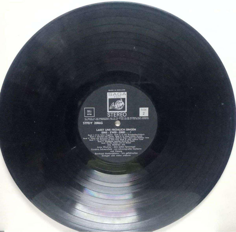 Lasst Uns Frohlich Singen Eins Zwei Drei — LP vinyl record cover