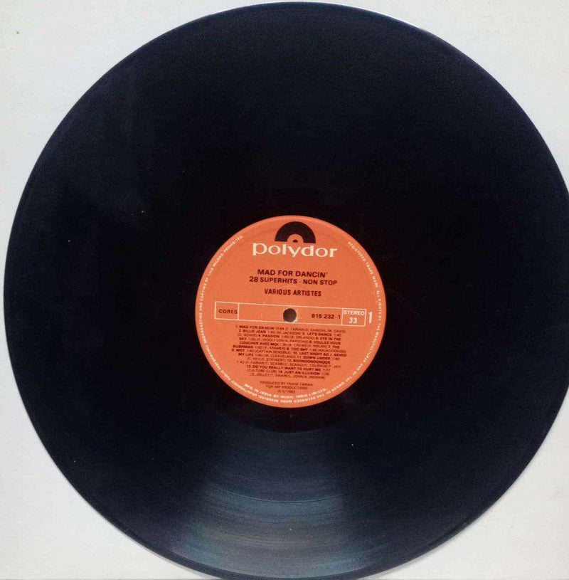 Mad For Dancin — LP vinyl record cover