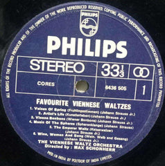 FAVORITE VIENNESE WALTZES - ENGLISH VINYL LP