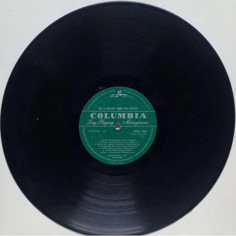 The 12 Greatest Songs Ever Written — LP vinyl record cover
