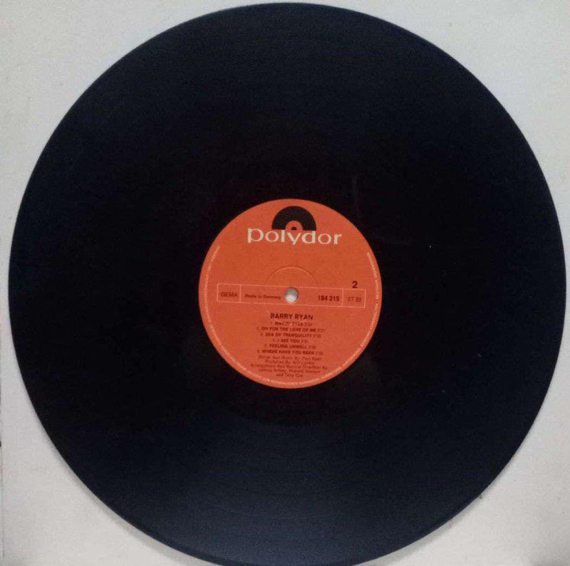 Barry Ryan — LP vinyl record cover