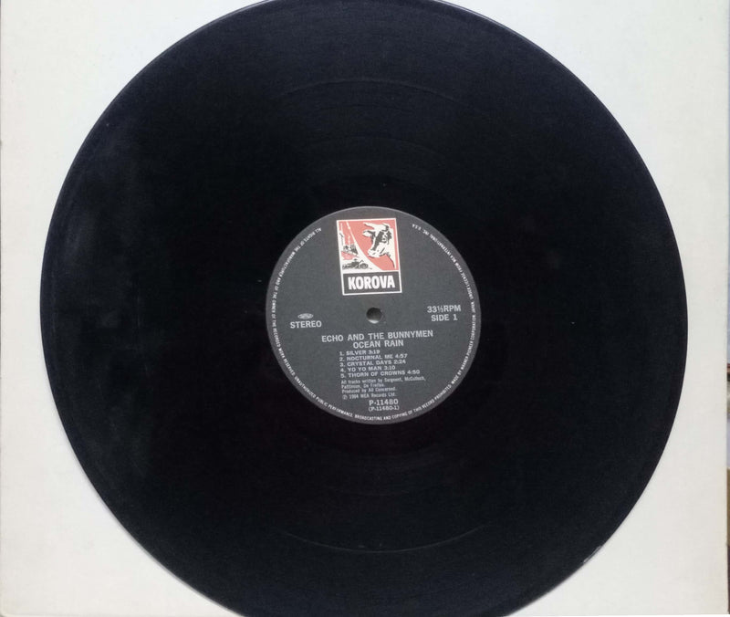 Echo And The Bunnymen Ocean Rain — LP vinyl record cover