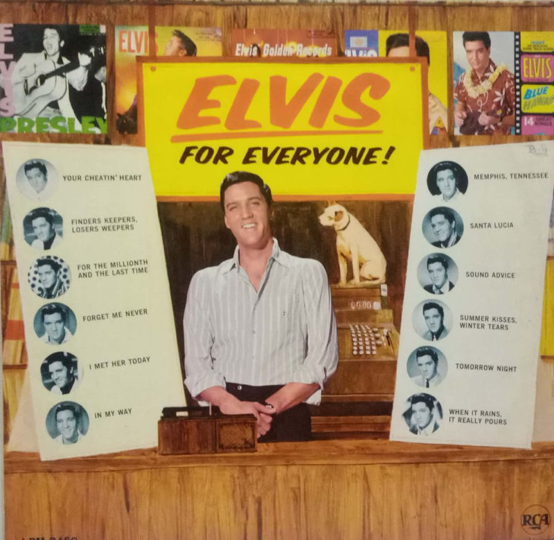 Elvis For Everyone — LP vinyl record cover