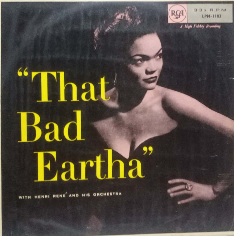 That Bad Eartha — LP vinyl record cover