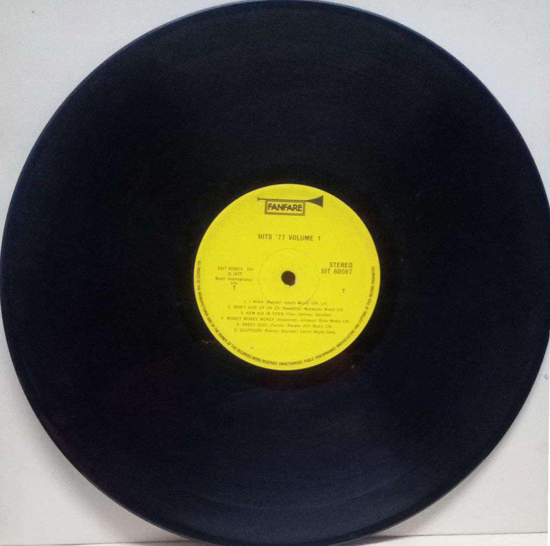 Hits 77 Volume 1 — LP vinyl record cover