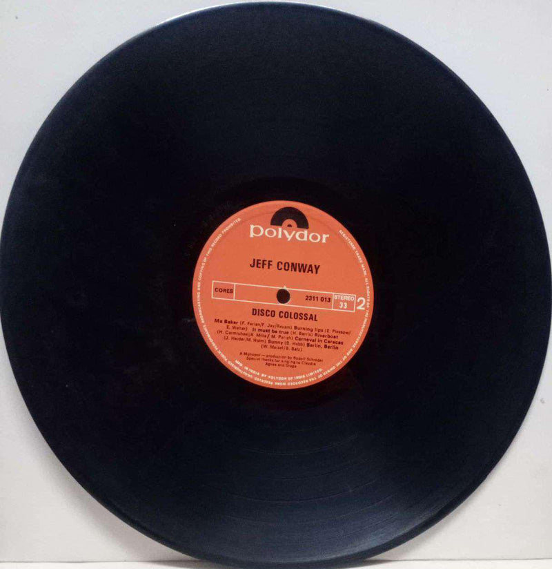 Jeff Conway — LP vinyl record cover