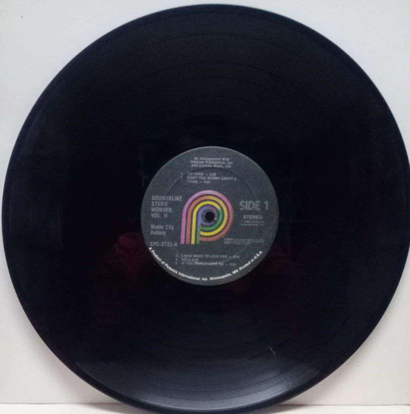 Soundslike Stevie Wonder Vol 2 — LP vinyl record cover