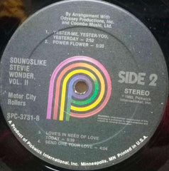 SOUNDSLIKE STEVIE WONDER VOL 2 - ENGLISH VINYL LP