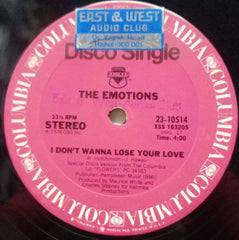 THE EMOTIONS - ENGLISH VINYL LP