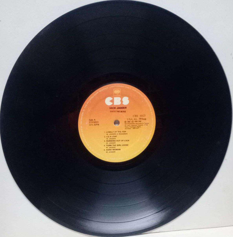 Mick Jagger — LP vinyl record cover