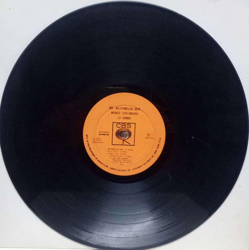 Mr Watermelon Man Mongo Santamaria La Bamba — LP vinyl record cover