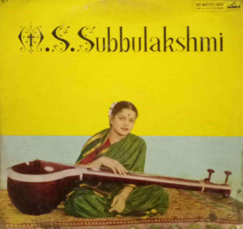 M S Subbulakshmi Sanskrit — devotional LP vinyl record cover