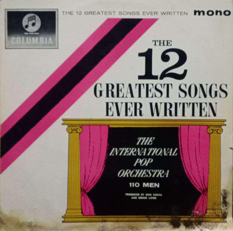 The 12 Greatest Songs Ever Written — LP vinyl record cover