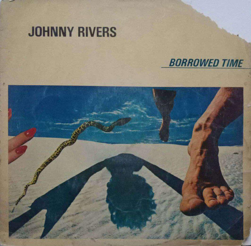 Johnny Rivers Borrowed Time — LP vinyl record cover