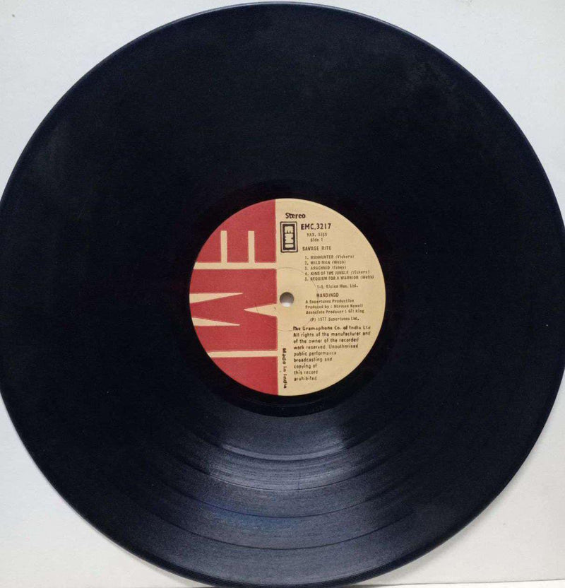 Savage Rite And Mandingo — LP vinyl record cover
