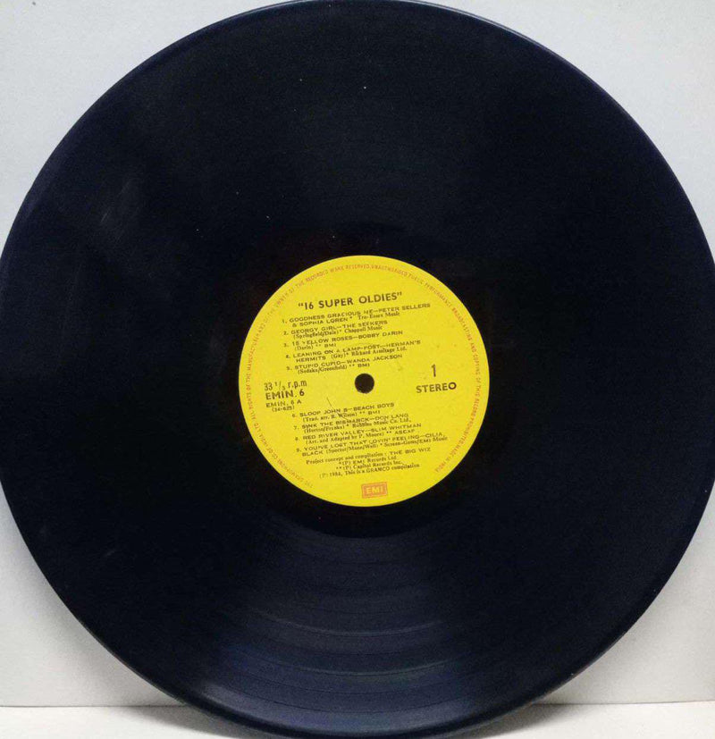 16 Super Oldies — LP vinyl record cover