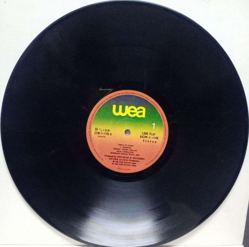 Who'S To Know — LP vinyl record cover