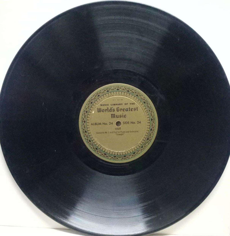 Liszt And Mozart Worlds Greatest — LP vinyl record cover