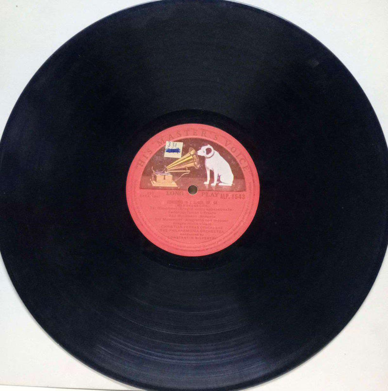 Concerto In E Major Op 35 Tchaikovsky And Mendelssohn Concerto In E Minor Op 64 — LP vinyl record cover