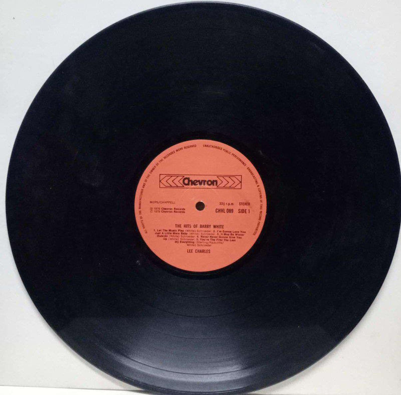 The Hits Of Barry White — LP vinyl record cover
