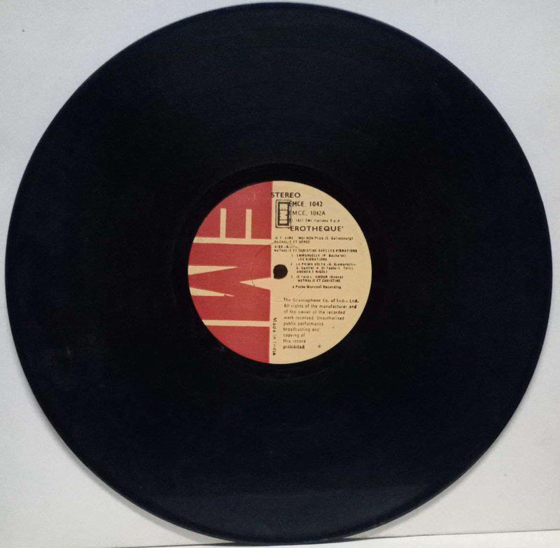 Erotheque — LP vinyl record cover