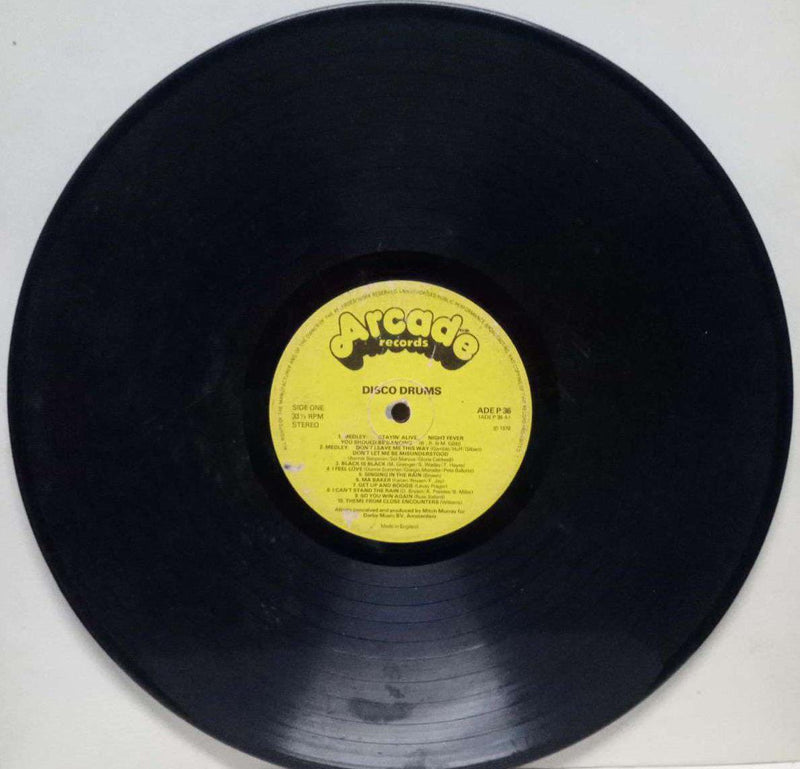 Disco Drums — disco LP vinyl record cover