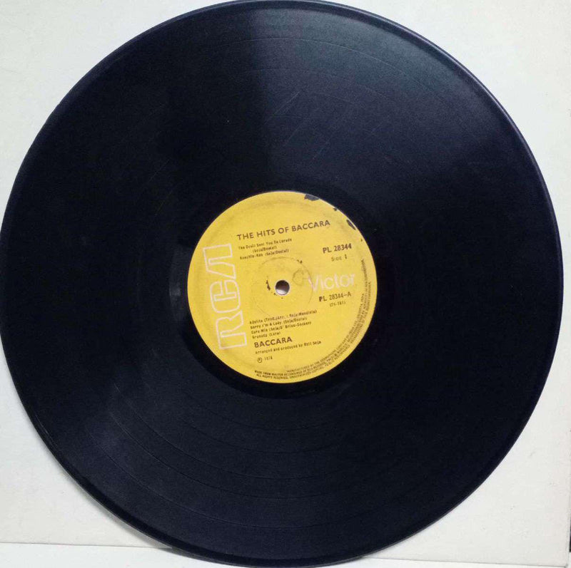 The Hits Of Baccara — LP vinyl record cover