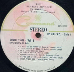 THE GREATEST ADVANCE IN SOUND VOL 2 - ENGLISH  VINYL LP