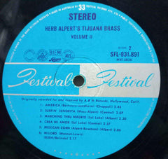 HERB ALPERT'S TIJUANA BRASS VOL 2 - ENGLISH VINYL LP