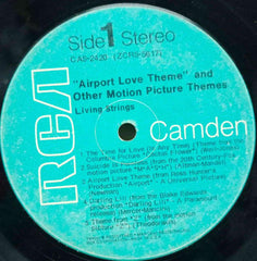 AIRPORT LOVE THEME AND OTHER MOTION PICTURE THEMES LIVING STRING - ENGLISH VINYL LP