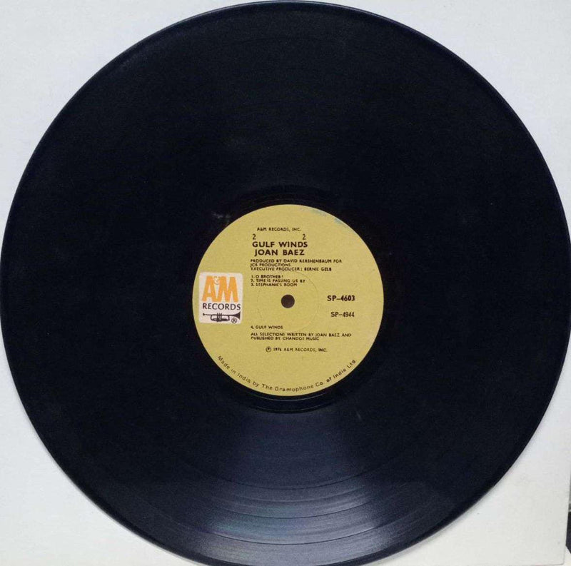 Gulf Winds Joan Baez — LP vinyl record cover