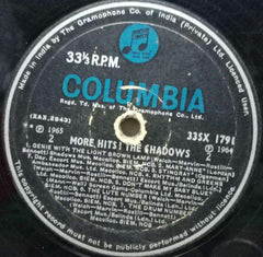 MORE HITS THE SHADOWS - ENGLISH VINYL LP