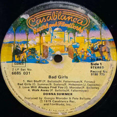 BAD GIRLS - ENGLISH VINYL LP