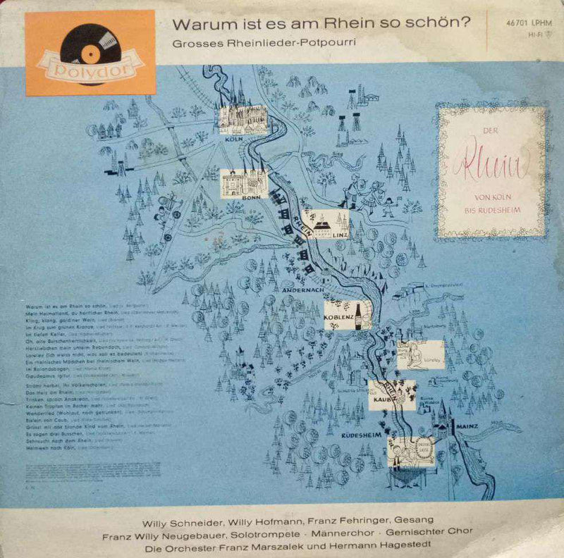 Warum Ist Es Am Rhein So Schon — LP vinyl record cover