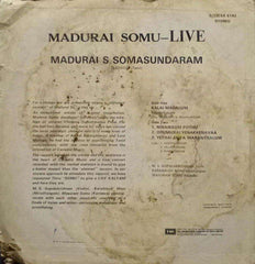 MADURAI SOMU LIVE - TAMIL VINYL LP