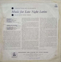 MUSIC FOR LATE NIGHT LATINS - ENGLISH VINYL LP