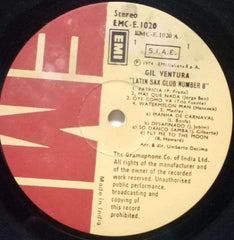 GIL VENTURA LATIN SAX CLUB NUMBER 8 - ENGLISH VINYL LP