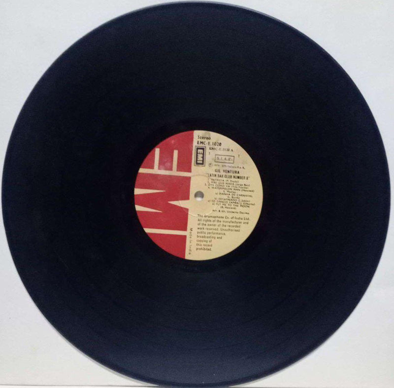 Gil Ventura Latin Sax Club Number 8 — LP vinyl record cover