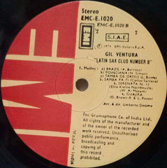 GIL VENTURA LATIN SAX CLUB NUMBER 8 - ENGLISH VINYL LP