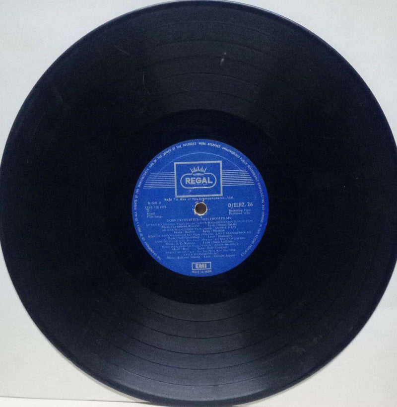Your Favourites Hits From Films — LP vinyl record cover
